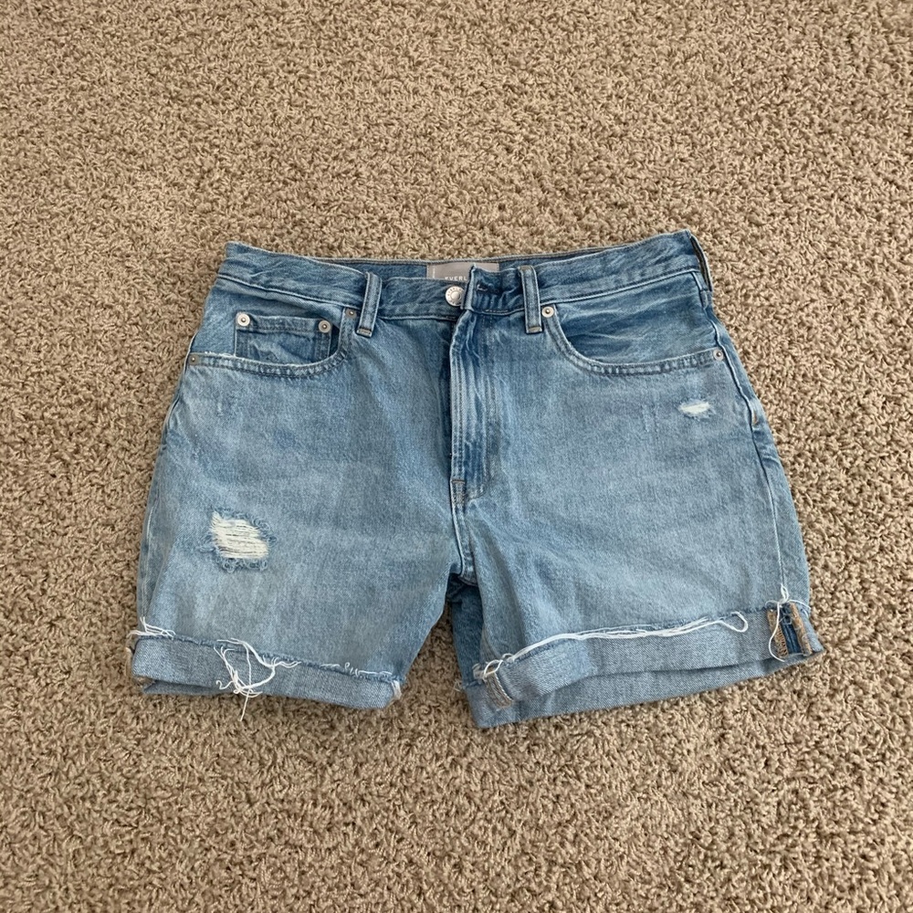 Everlane denim shorts
